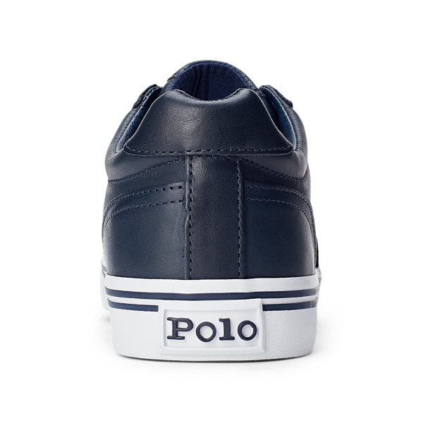 Newport Navy Hanford Leather Trainer Polo Ralph Lauren 3
