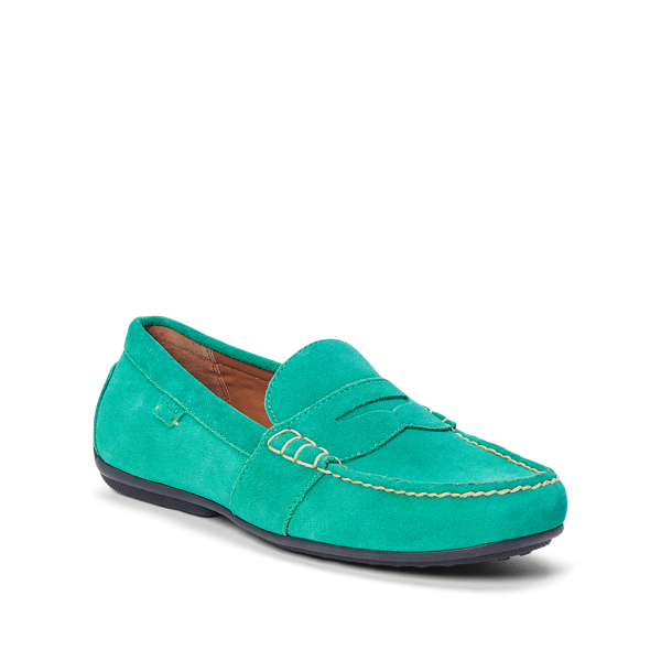 Wildledermokassin Reynold Polo Ralph Lauren in Chroma-Gr&uuml;n 2