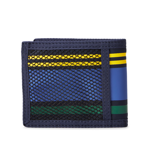 Navy/Yellow/Green Polo Striped Wallet Polo Ralph Lauren 2
