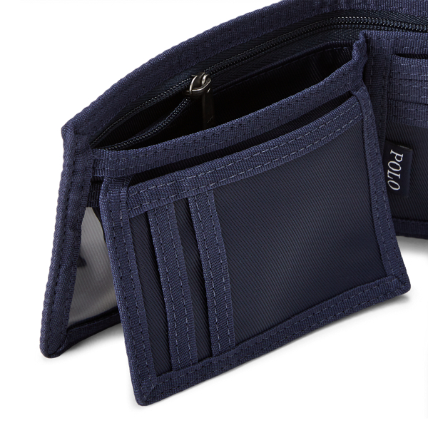 Navy/Yellow/Green Polo Striped Wallet Polo Ralph Lauren 4
