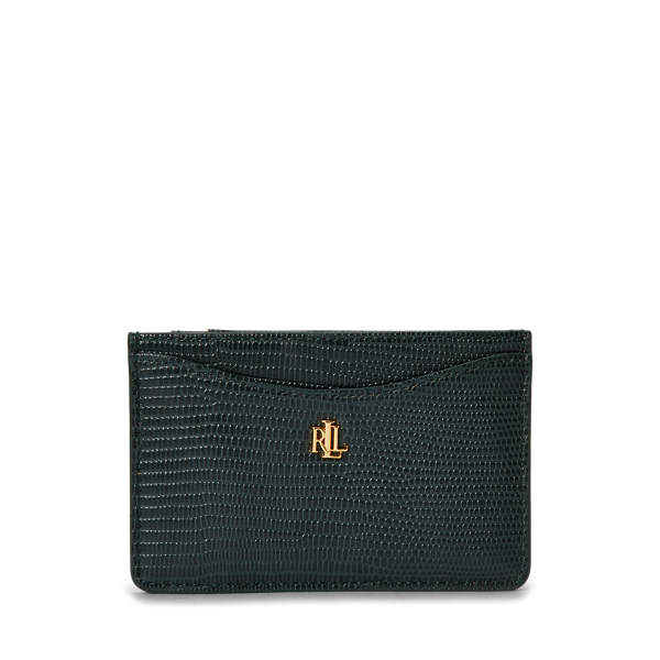 Slim Leather Card Case Lauren 1