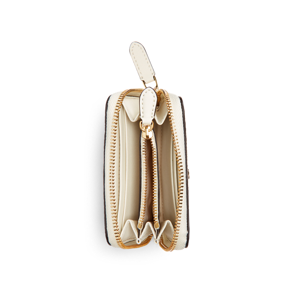 Vanilla Heritage Logo Heritage-Print Zip Wallet Lauren 3