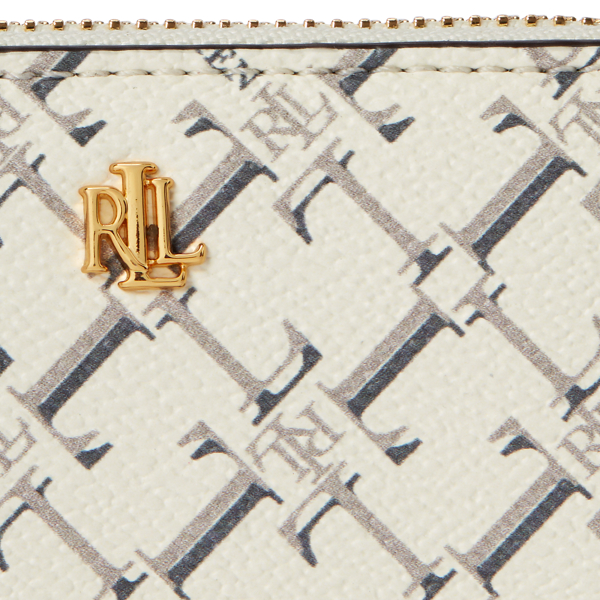 Vanilla Heritage Logo Heritage-Print Zip Wallet Lauren 4