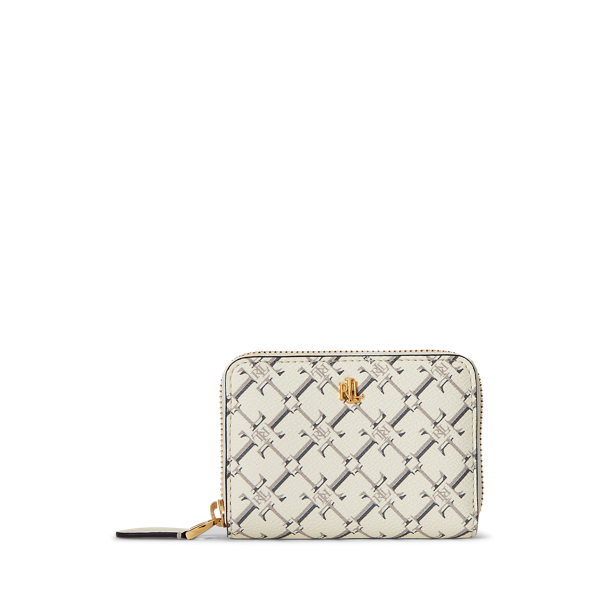 Vanilla Heritage Logo Heritage-Print Zip Wallet Lauren 1