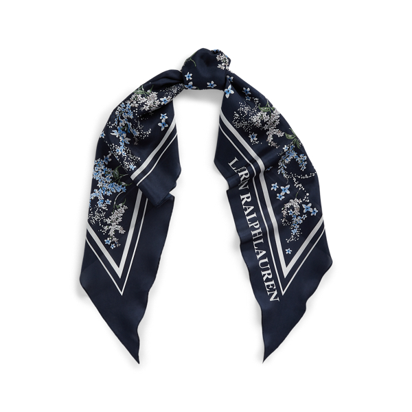 Flora Silk Neckerchief Lauren 1