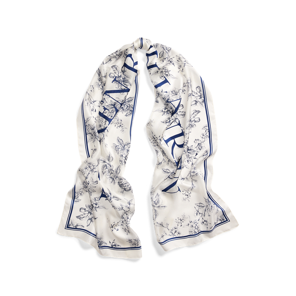 Anais Floral Silk Scarf