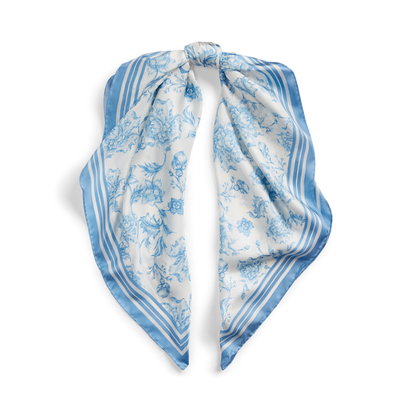 Alexa Floral Silk Scarf