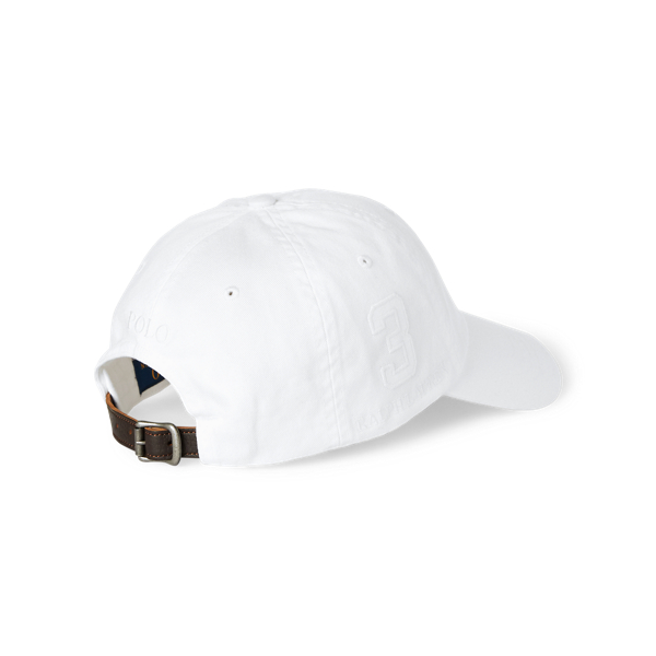 White/White Big Pony Chino Ball Cap Polo Ralph Lauren 2