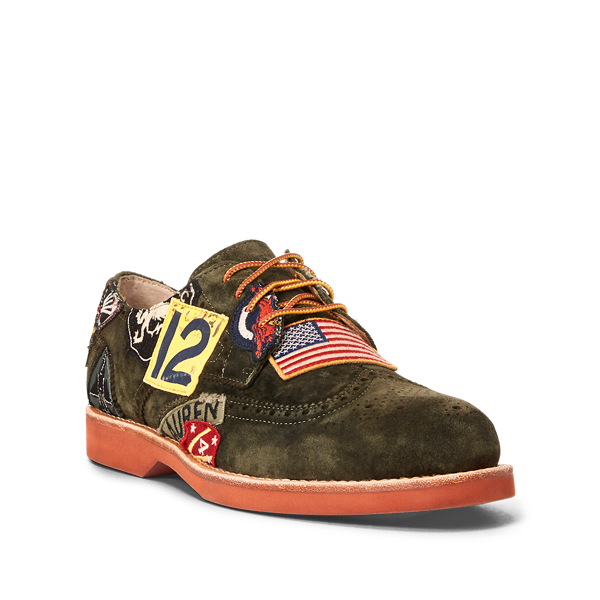 Rhett Patchwork Suede Wingtip