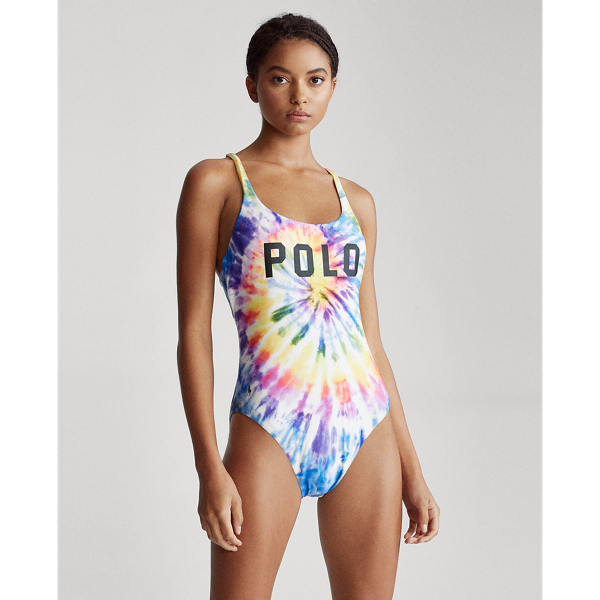 Polo tie dye swimsuit on sale