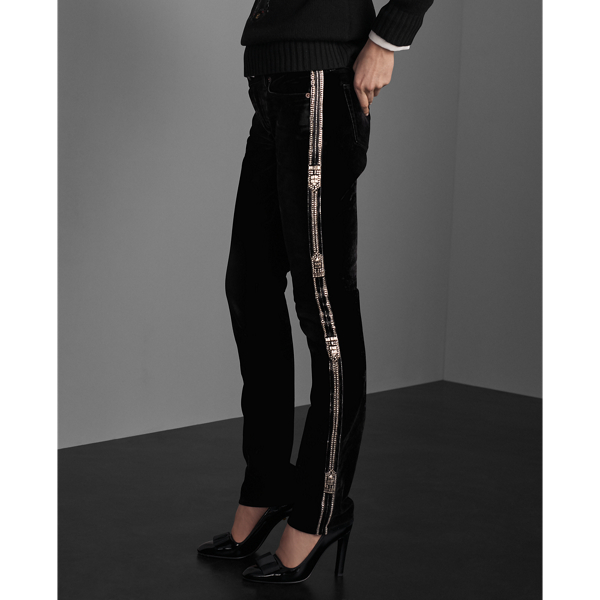 Black 160 Slim Jean Ralph Lauren Collection 4