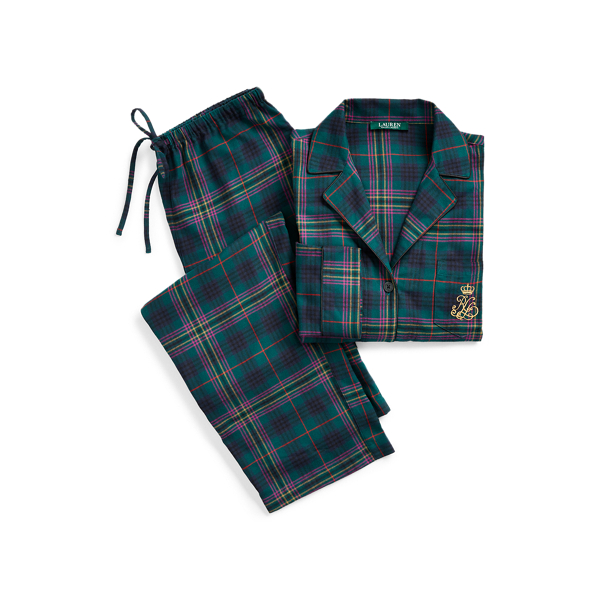 Plaid Cotton Twill Pyjama Set Lauren 1
