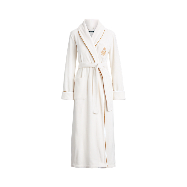 Fleece Shawl-Collar Robe Lauren 1