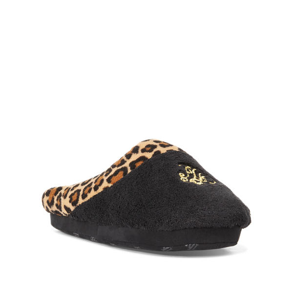Black Leopard Slipper Lauren 3