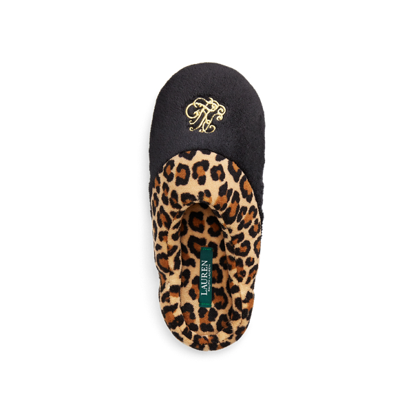 Black Leopard Slipper Lauren 5