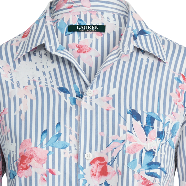 Multifloral Floral Cotton Sleep Shirt Lauren 4