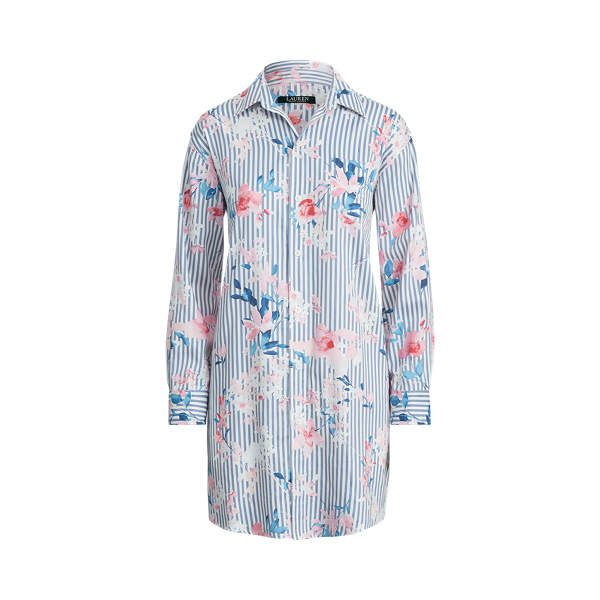 Floral Cotton Sleep Shirt Lauren 1