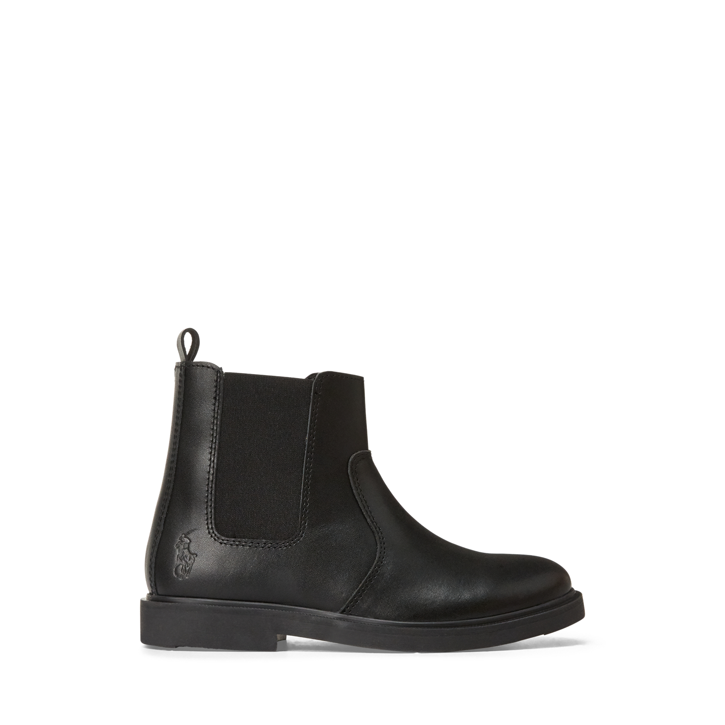 Детские ботинки Ralph Lauren Glaston Leather, цвет: Чёрный — фото 3