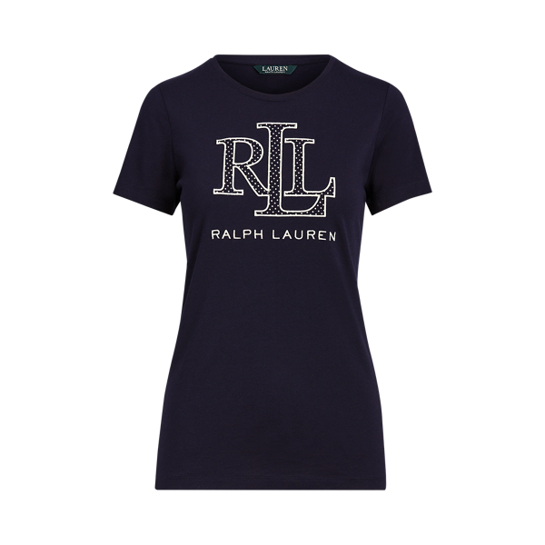 Logo Cotton-Blend Tee Lauren 1