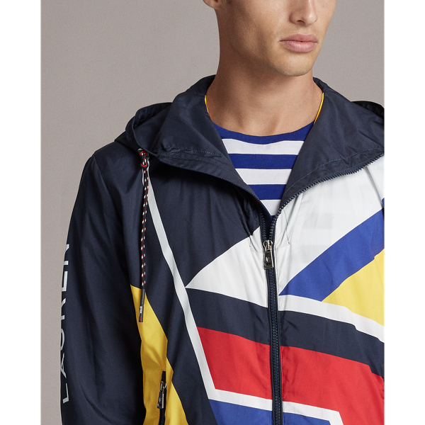 Riviera Abstract Widmore RLX Hooded Jacket Purple Label 6