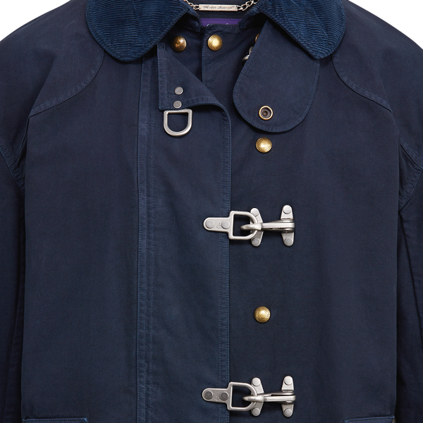 Classic Chairman Navy Crestly Garment-Dyed Jacket Purple Label 8