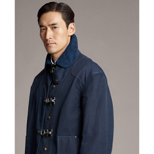 Classic Chairman Navy Crestly Garment-Dyed Jacket Purple Label 7