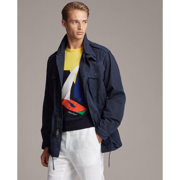 Classic Chairman Navy Whitton Field Jacket Purple Label 5