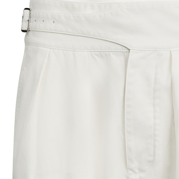 Deckwash White Wide-Leg Cargo Jean Purple Label 7
