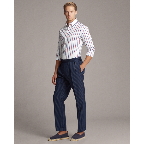 White/Royal/Red Striped Shirt Purple Label 3