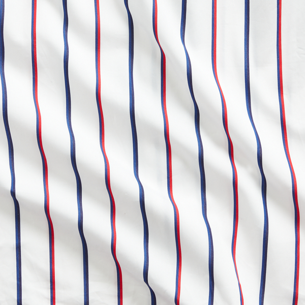 White/Royal/Red Striped Shirt Purple Label 7