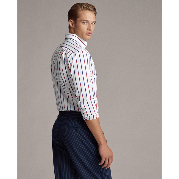 White/Royal/Red Striped Shirt Purple Label 5