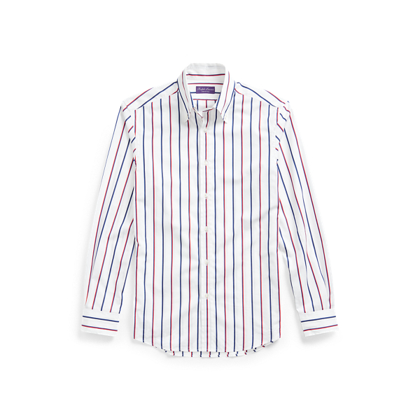 Chemise ray&eacute;e Purple Label en 1