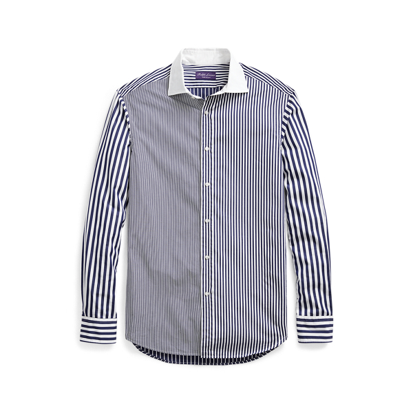 Patchwork-Hemd mit Bengal-Streifen Purple Label in 1