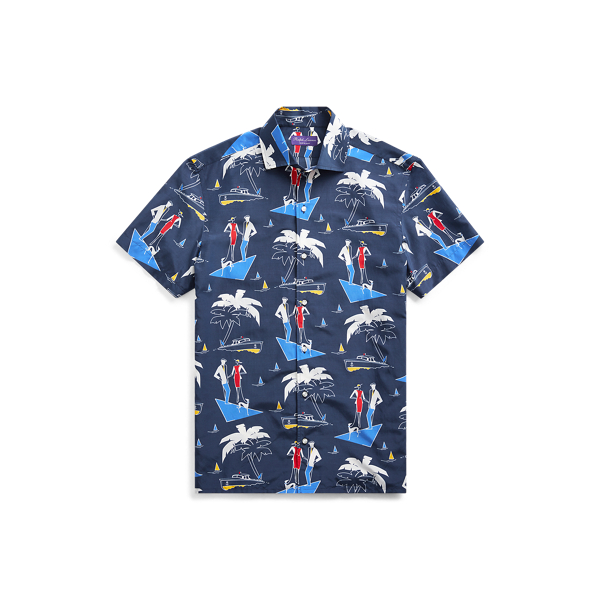 Riviera-Print Shirt Purple Label em 1