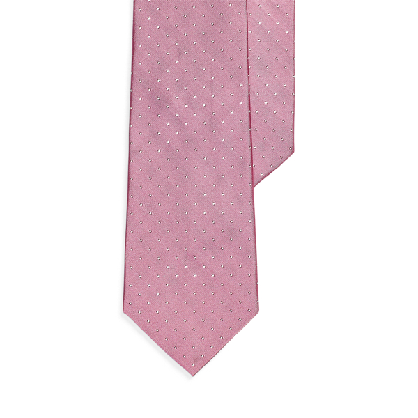 Pin Dot Peau de Soie Tie Purple Label 1