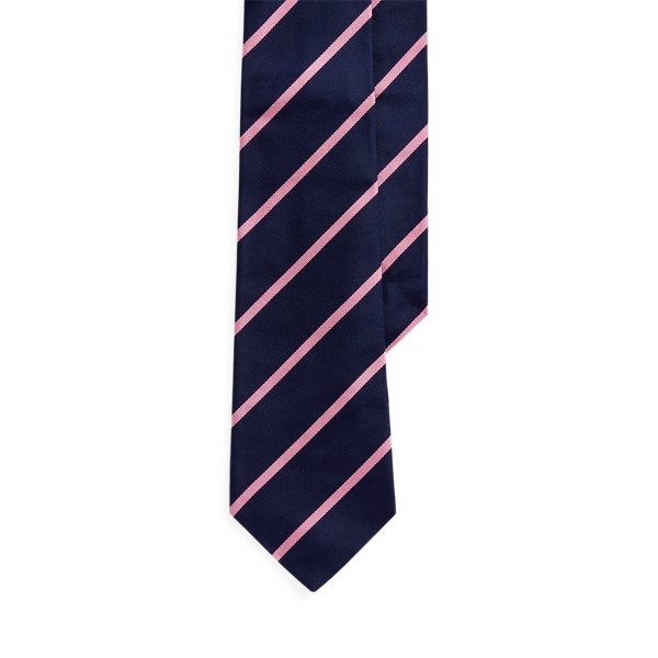 Striped Silk Repp Tie