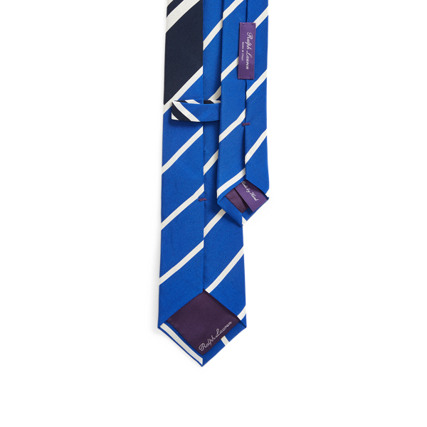 Royal Regimental Art Deco Silk Tie Purple Label 2