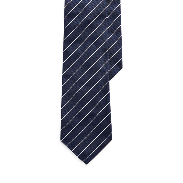 Striped Silk Repp Tie