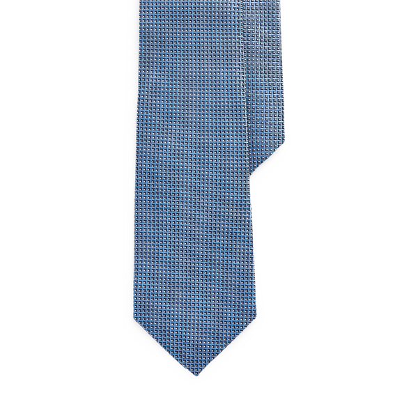 Patterned Silk Tie Purple Label 1