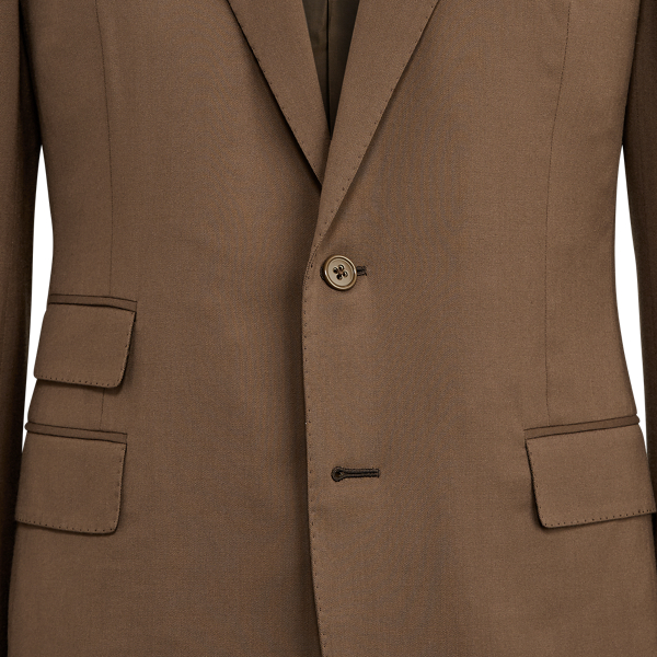 Brown Handmade Gabardine Sport Coat Purple Label 9