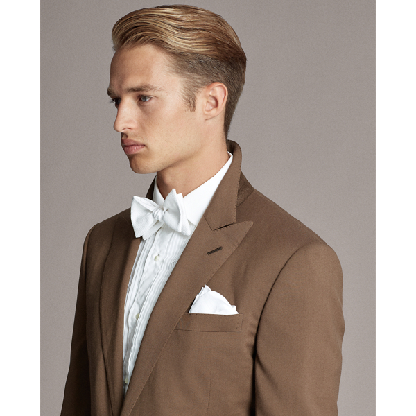 Brown Handmade Gabardine Sport Coat Purple Label 7