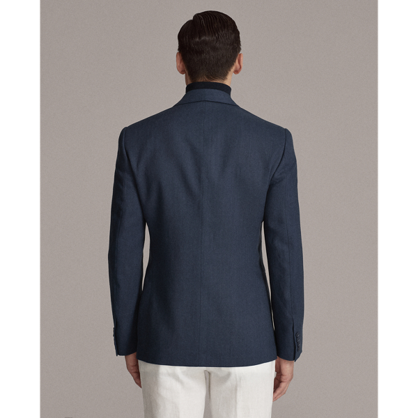 Navy Gregory Linen Dinner Jacket Purple Label 5