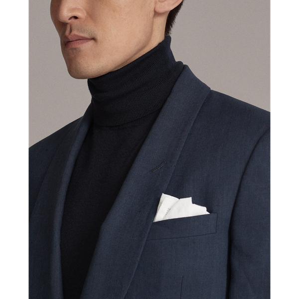 Navy Gregory Linen Dinner Jacket Purple Label 6