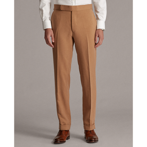 Mocha Kent Handmade Silk Gabardine Suit Purple Label 8