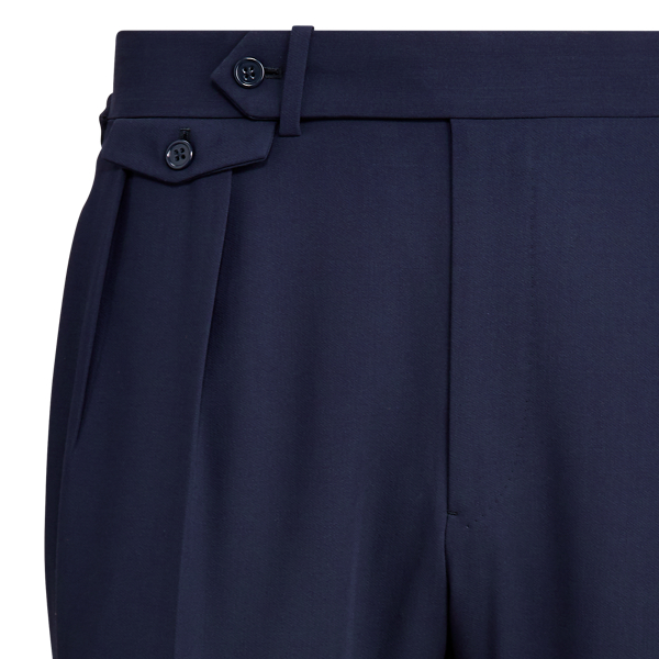 Navy Gregory Crepe Suit Trouser Purple Label 7