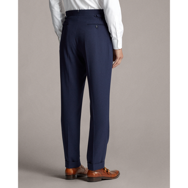 Navy Gregory Crepe Suit Trouser Purple Label 5