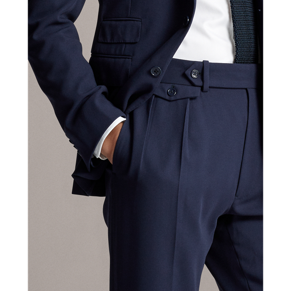 Navy Gregory Crepe Suit Trouser Purple Label 6