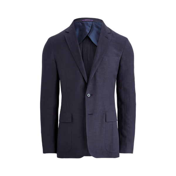 Giacca Hadley in twill di seta e lino Purple Label in 1