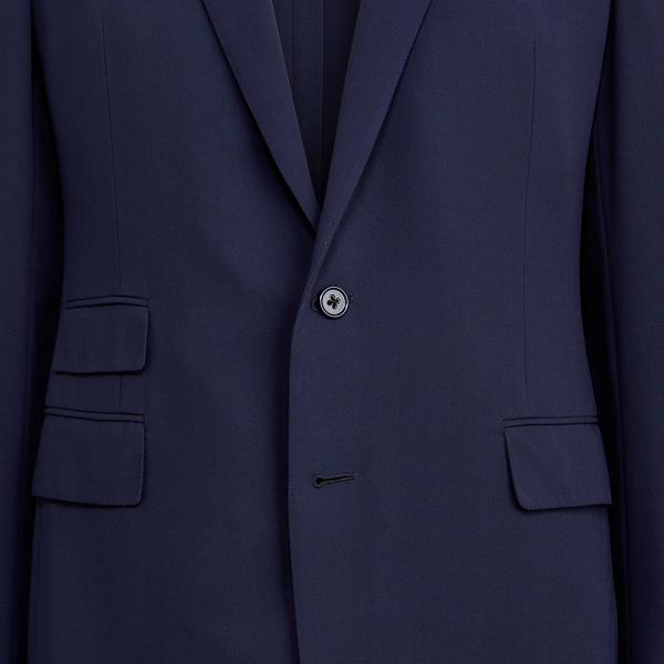 Navy Kent Wool Crepe Suit Jacket Purple Label 9