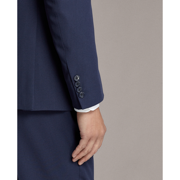 Navy Kent Wool Crepe Suit Jacket Purple Label 8